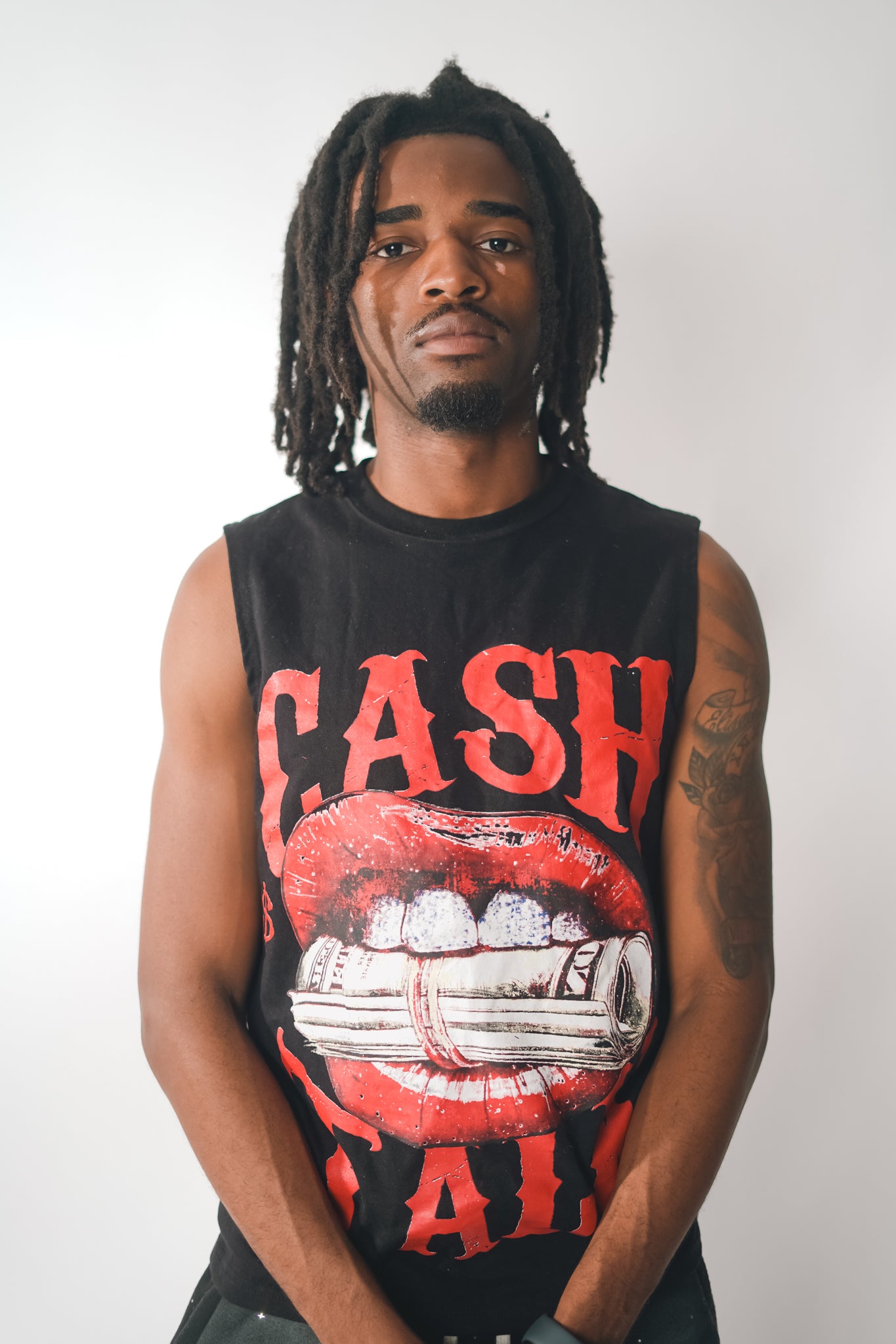 Black Bankroll Sleeveless Tee