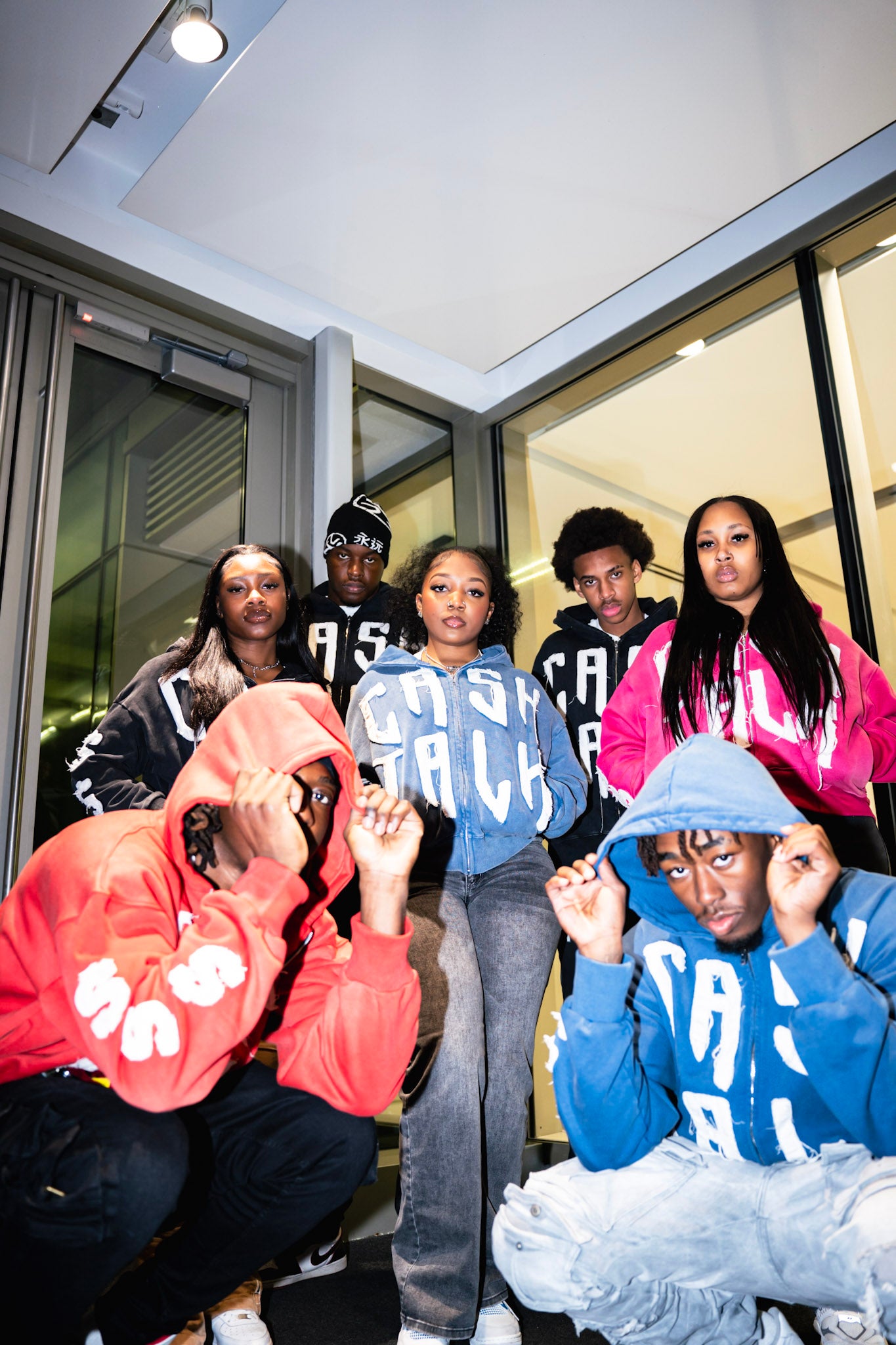 Havin Moguls Cropped Zip Up Hoodie