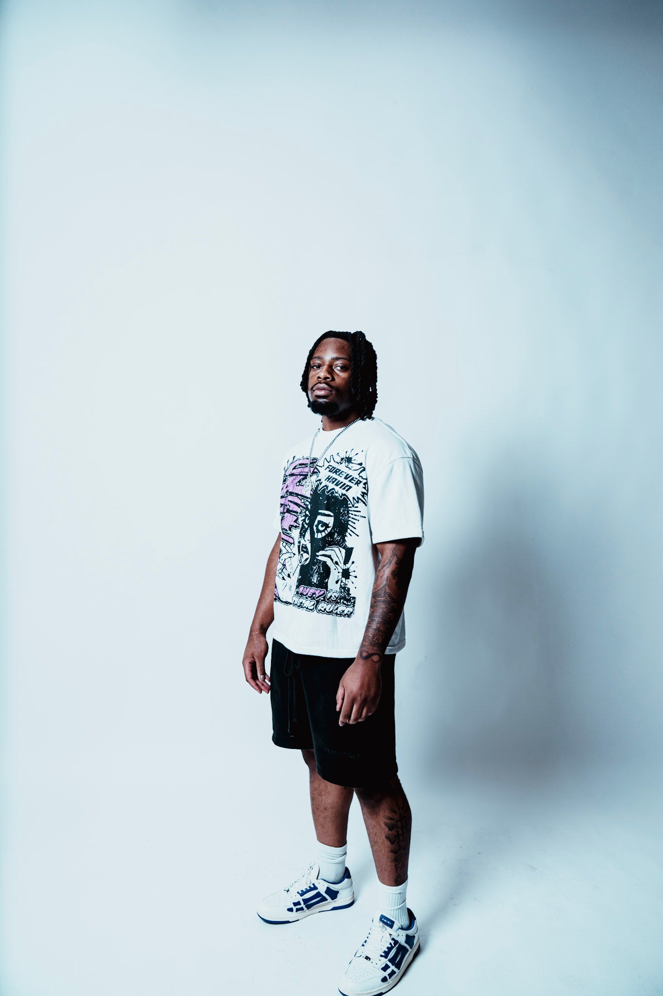 Purple Forever Havin Cropped T-Shirt