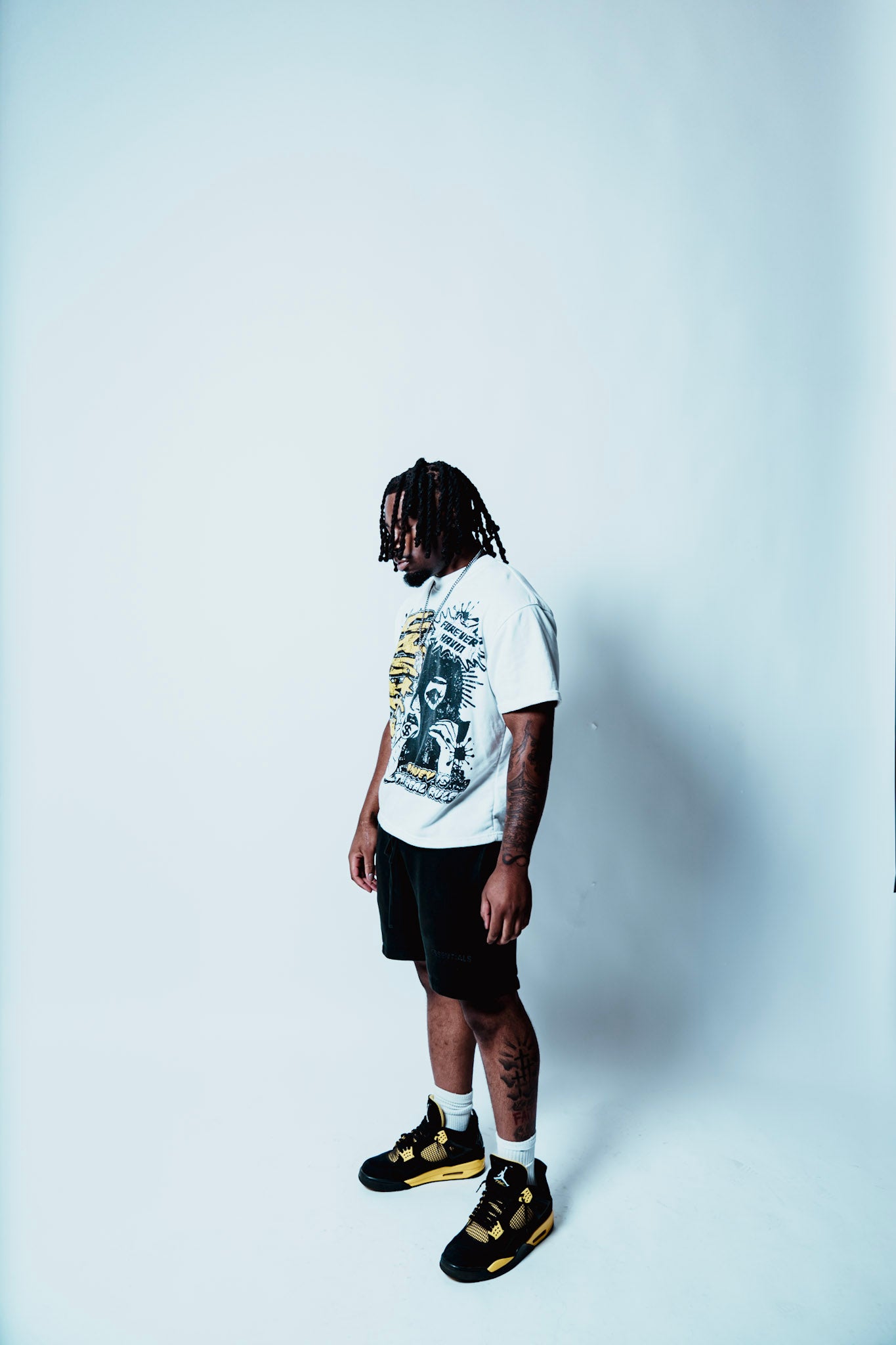 Yellow Forever Havin Cropped T-Shirt