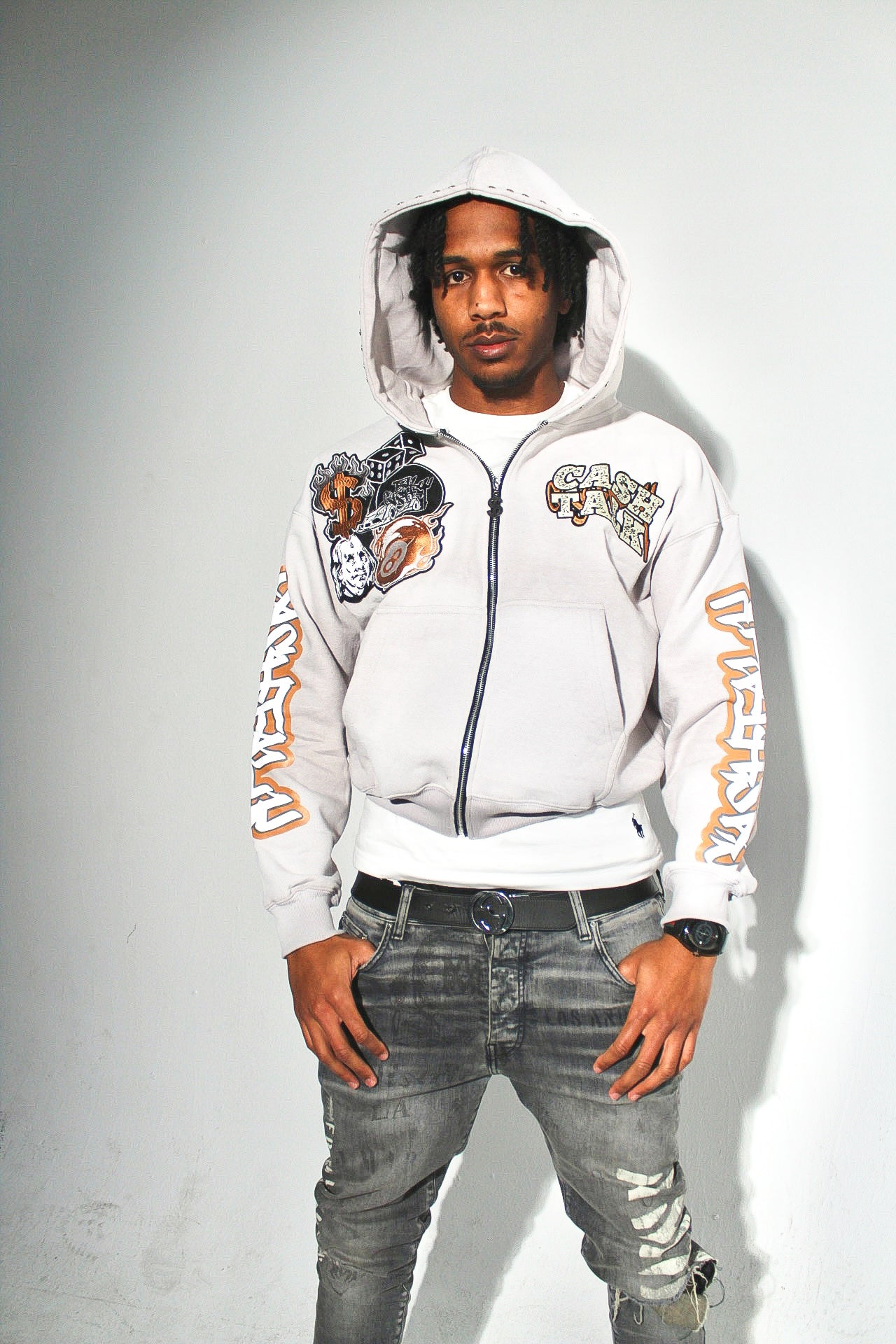 Rackset Cropped Zip Up