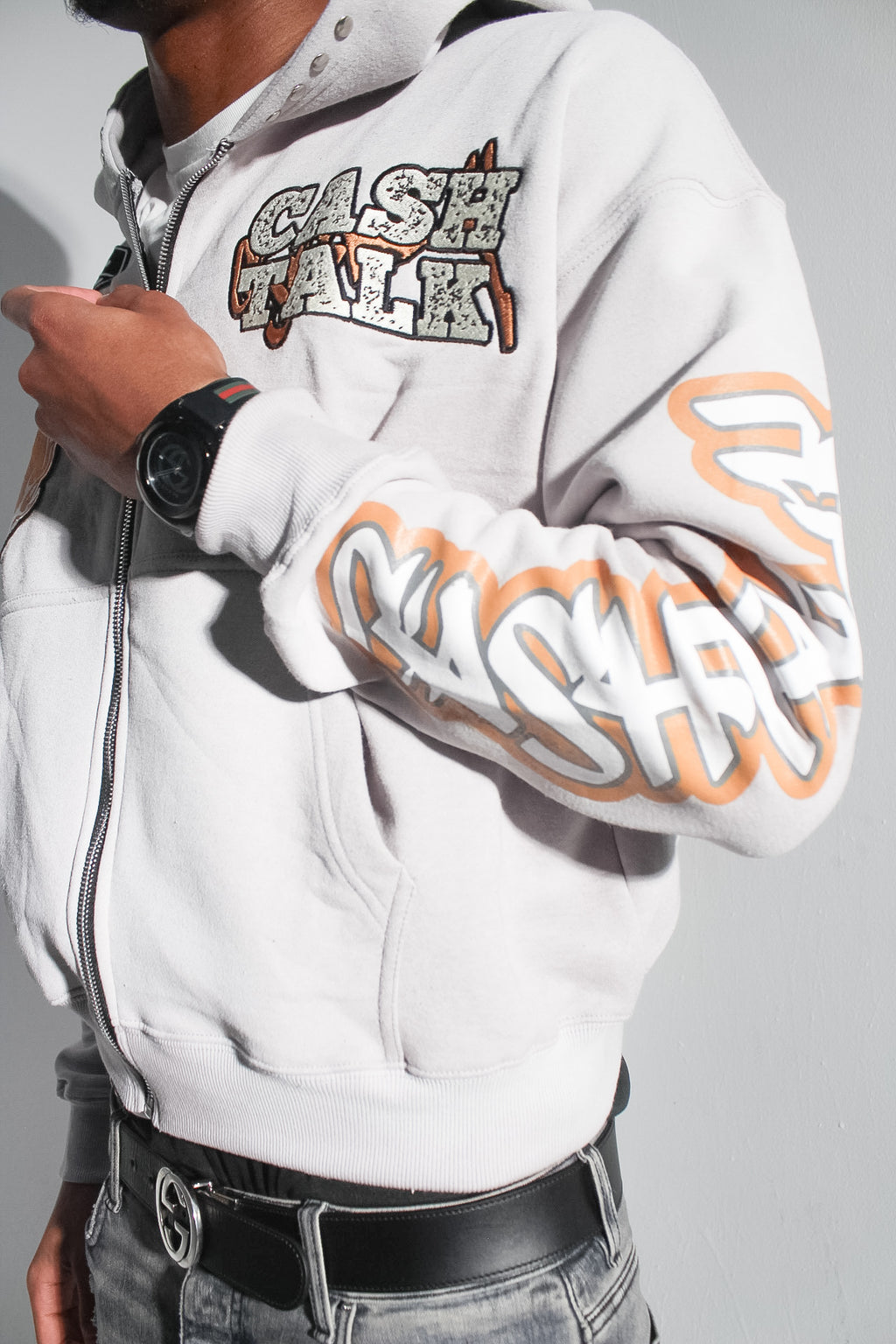 Rackset Cropped Zip Up