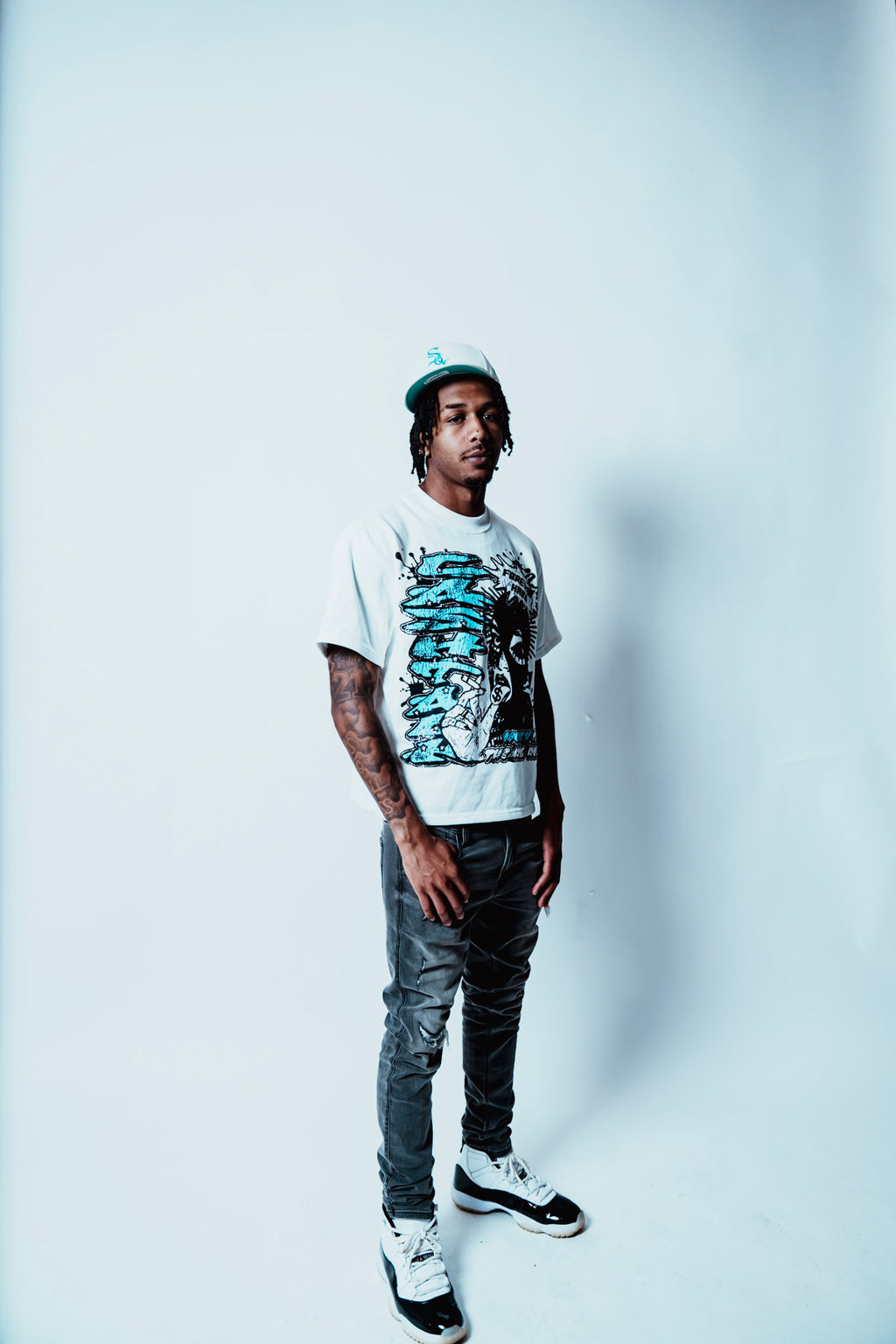 Blue Forever Havin Cropped T-Shirt