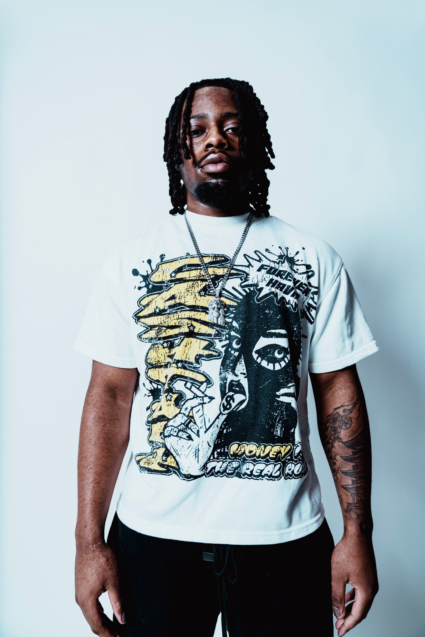 Yellow Forever Havin Cropped T-Shirt