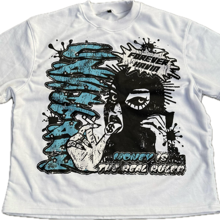 Blue Forever Havin Cropped T-Shirt