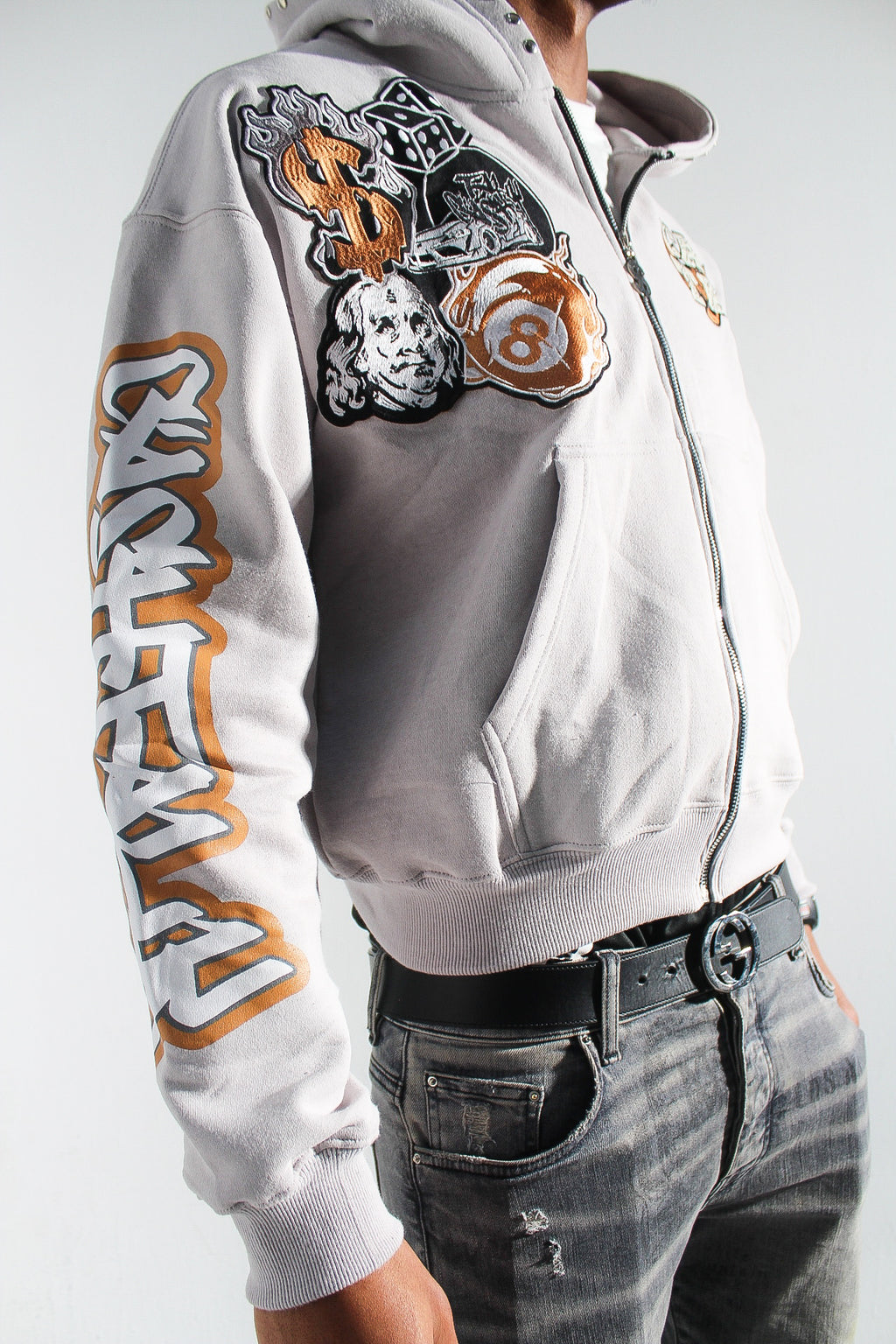 Rackset Cropped Zip Up