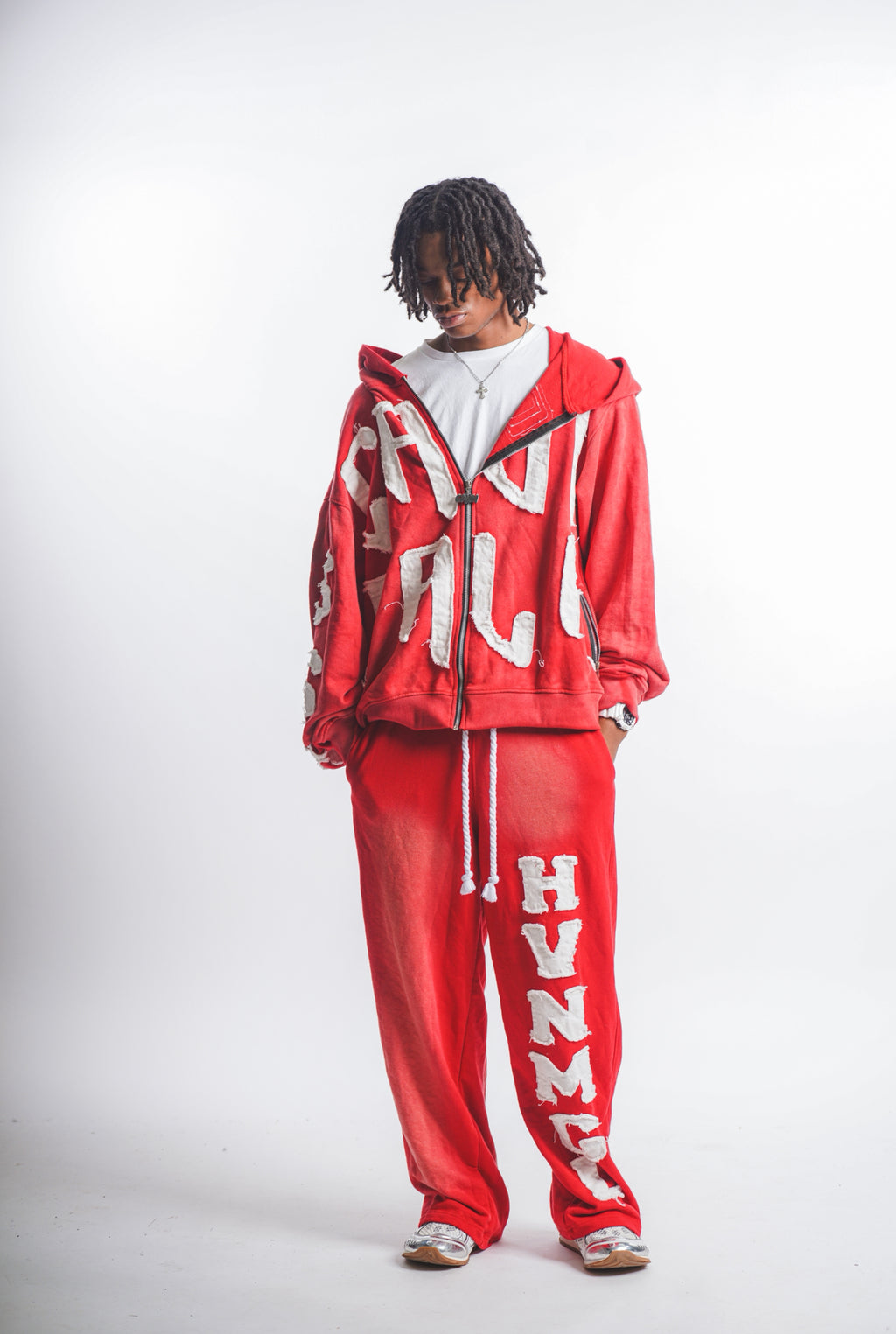 Red Havin Moguls Sweatpants