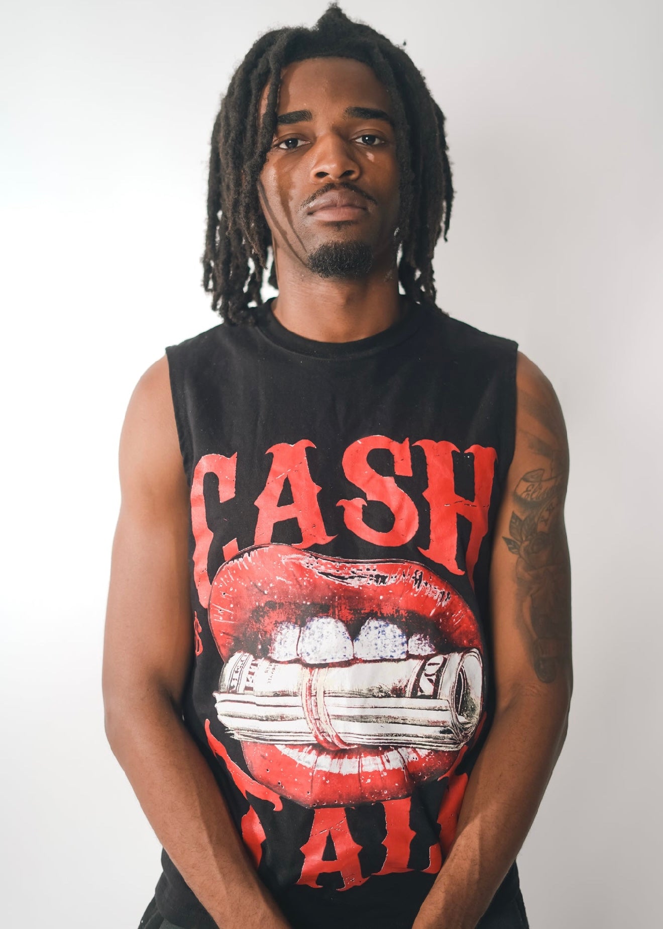 Black Bankroll Sleeveless Tee