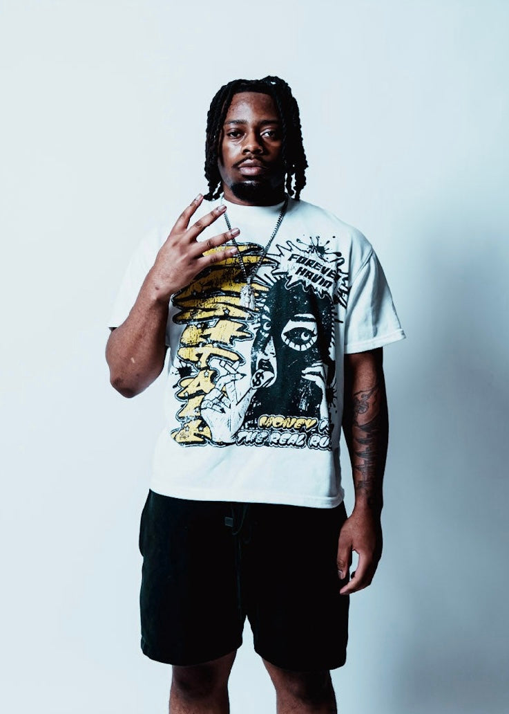 Yellow Forever Havin Cropped T-Shirt