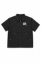 Black Cotton Canvas Workers Tee