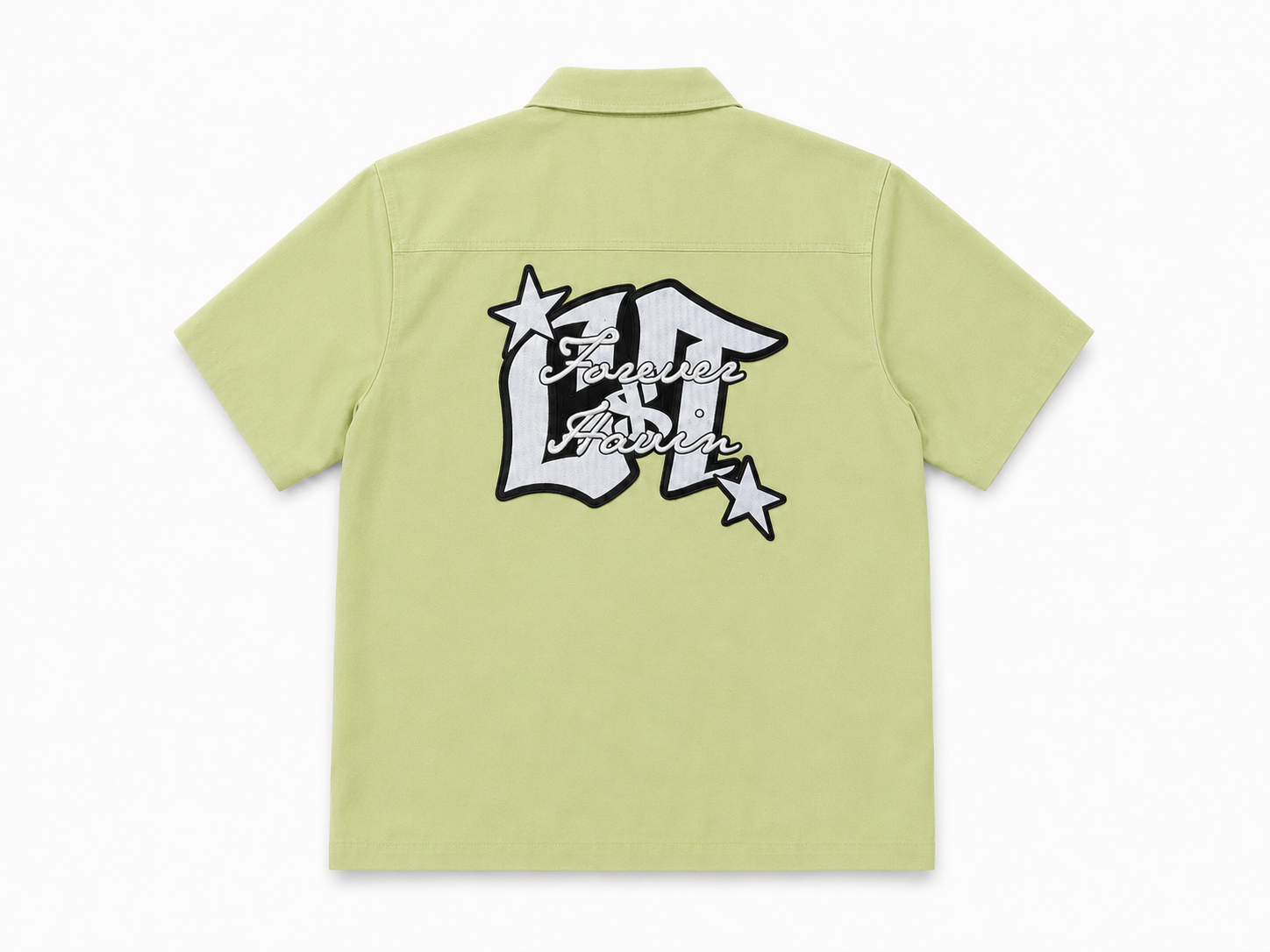 Mint Green Cotton Canvas Workers Tee
