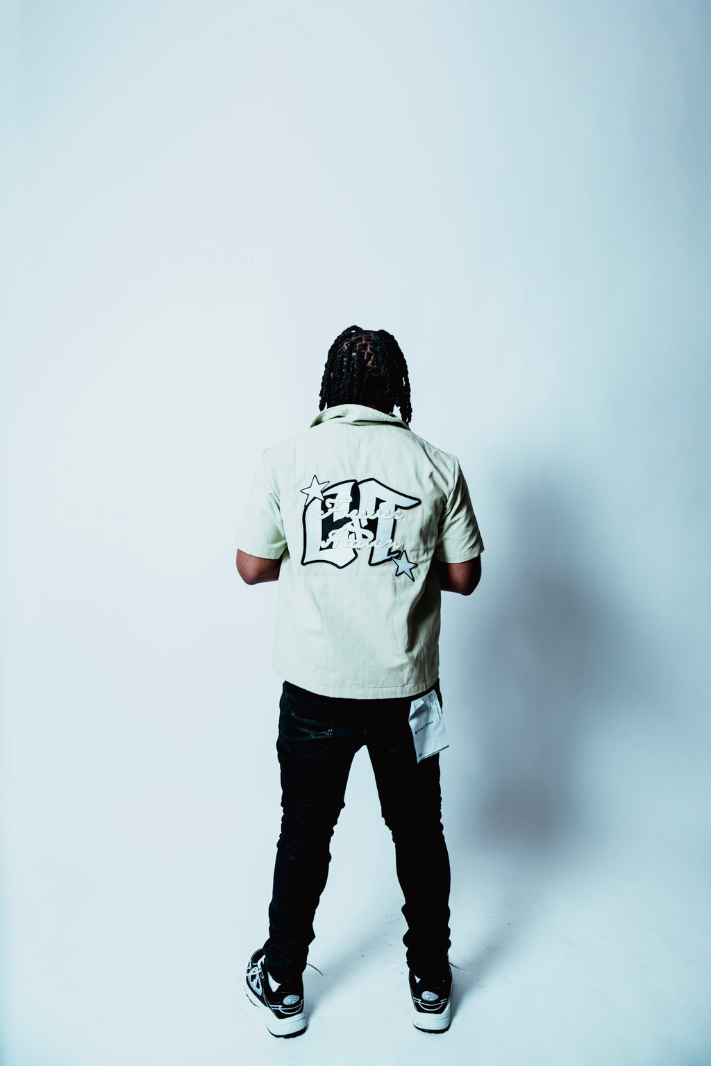 Mint Green Cotton Canvas Workers Tee