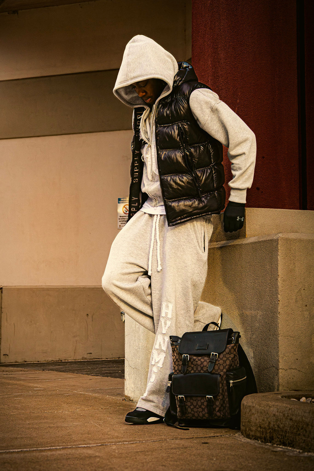 Mist Grey Havin Moguls Sweatpants