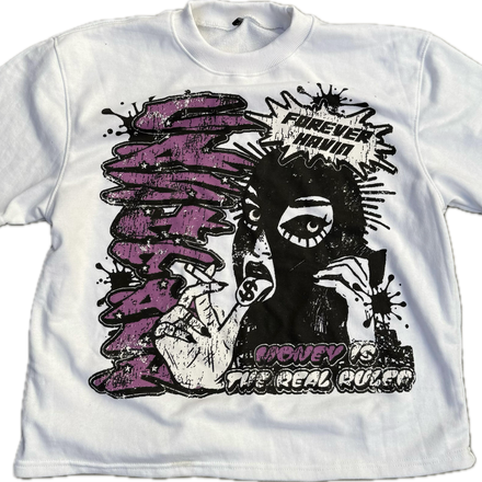 Purple Forever Havin Cropped T-Shirt