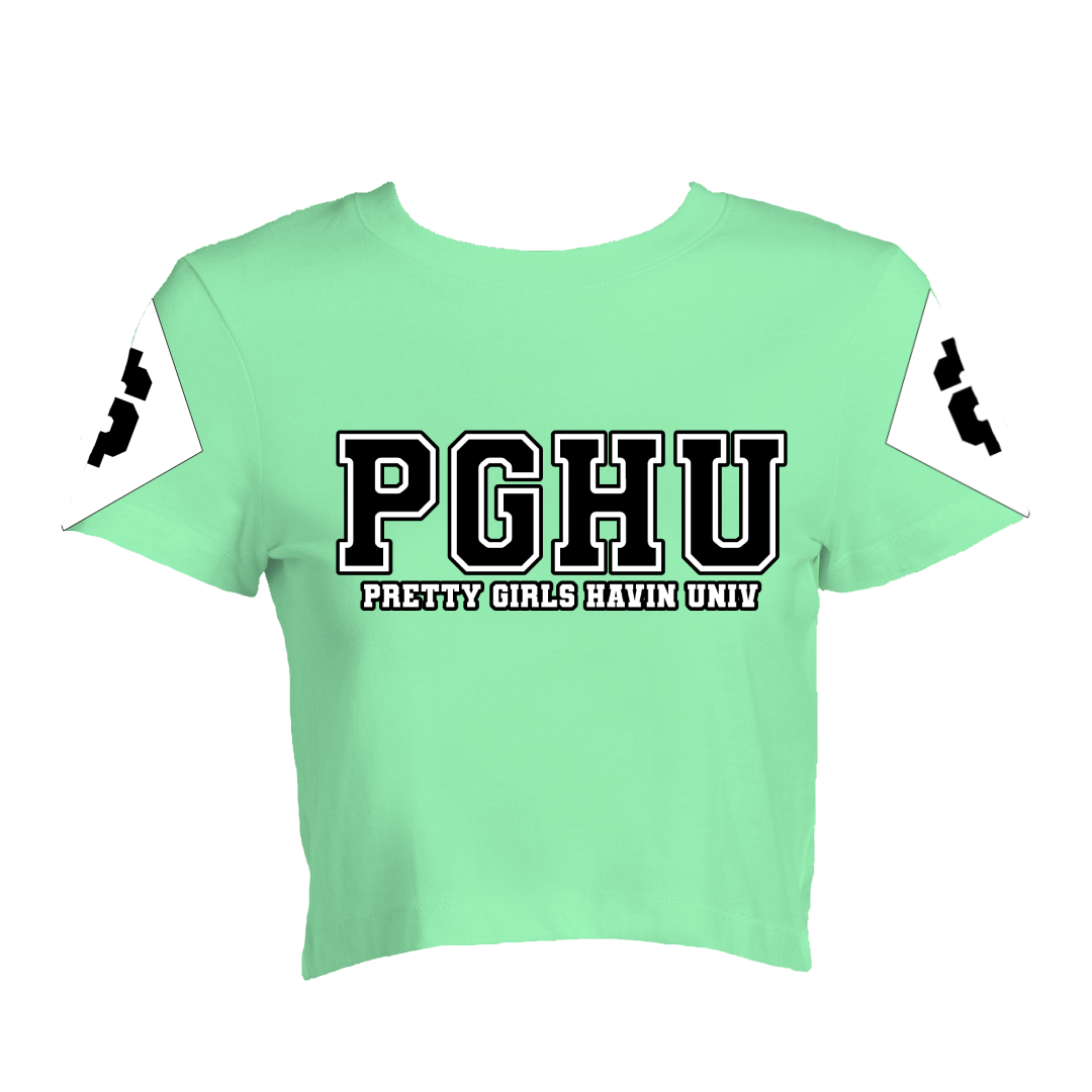 PGHU Green Crop Top