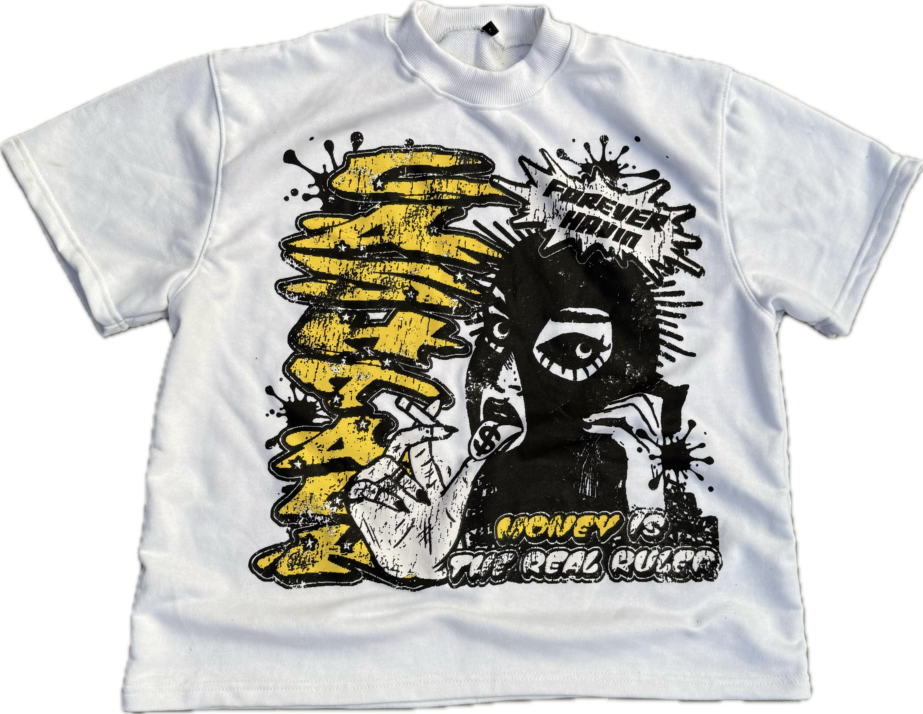 Yellow Forever Havin Cropped T-Shirt