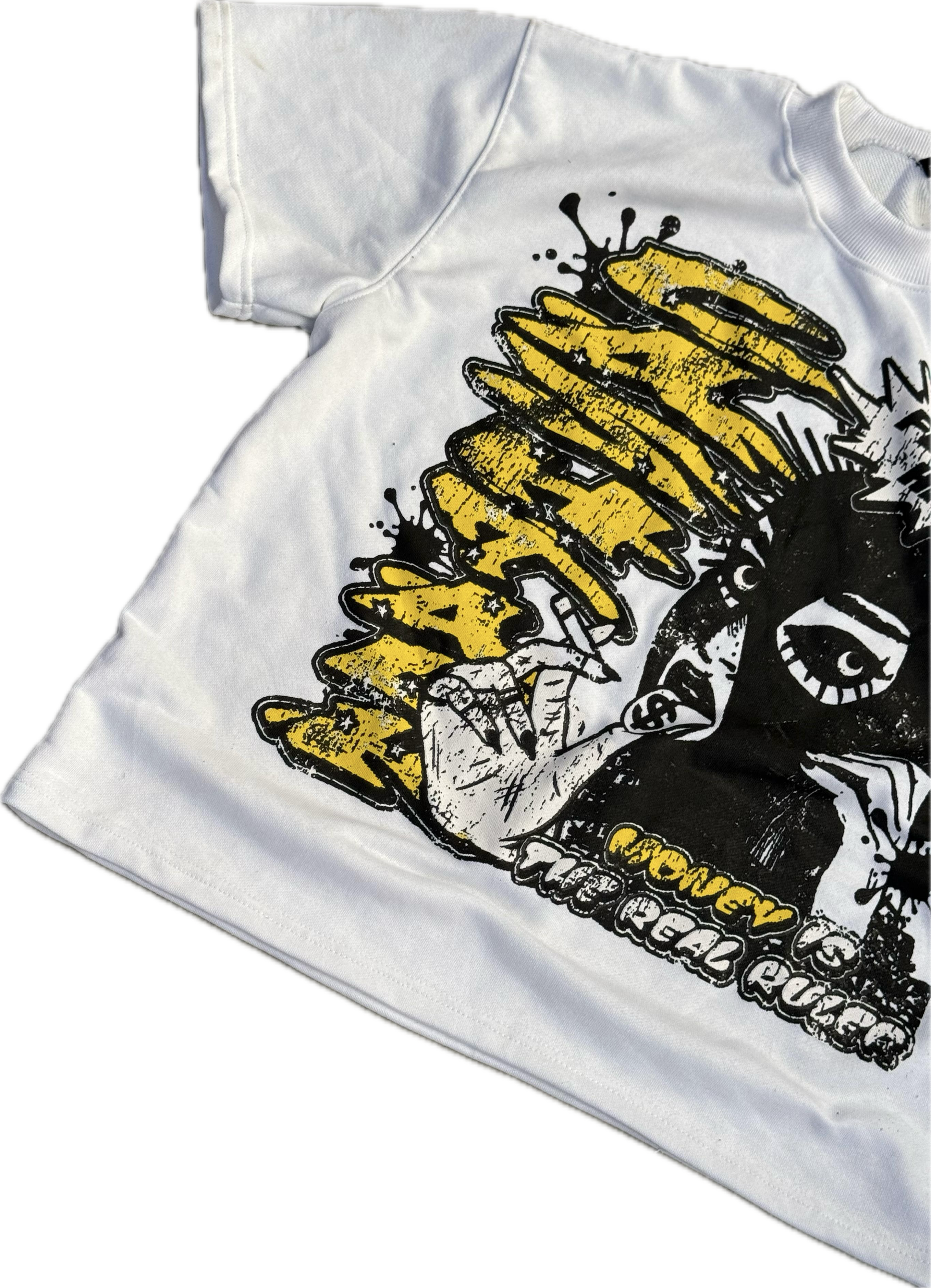 Yellow Forever Havin Cropped T-Shirt