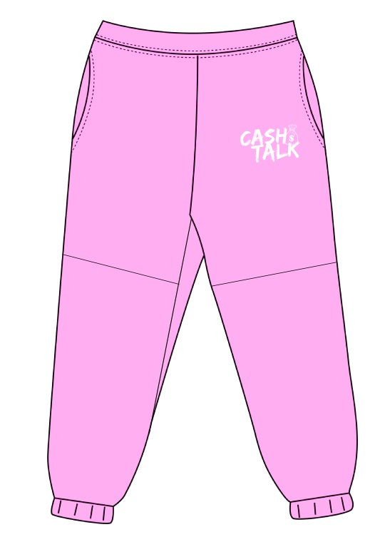 Pink Cash Talk Tech Pants